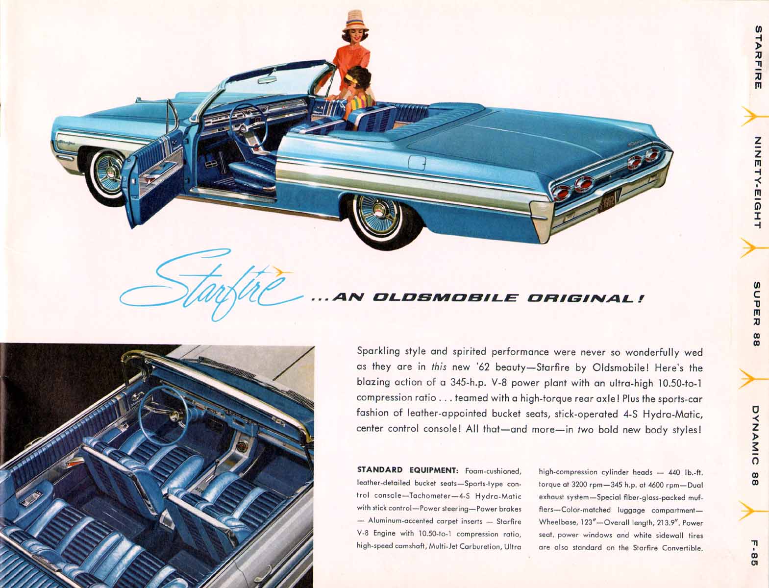 1962 Oldsmobile Full Line Brochure Page 2